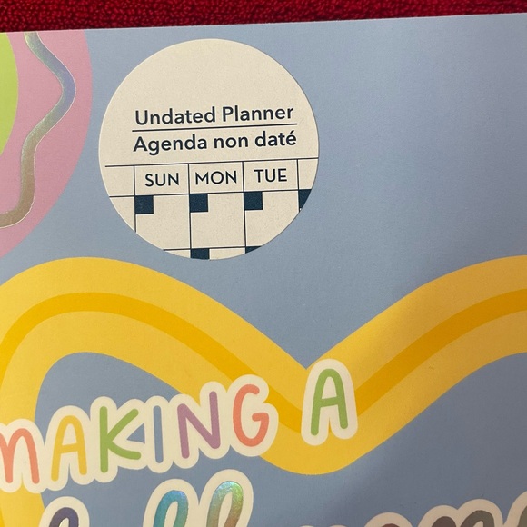 NEW "Making a Difference Every Day" 12 Months Weekly & Monthly Undated Planner - Picture 3 of 12